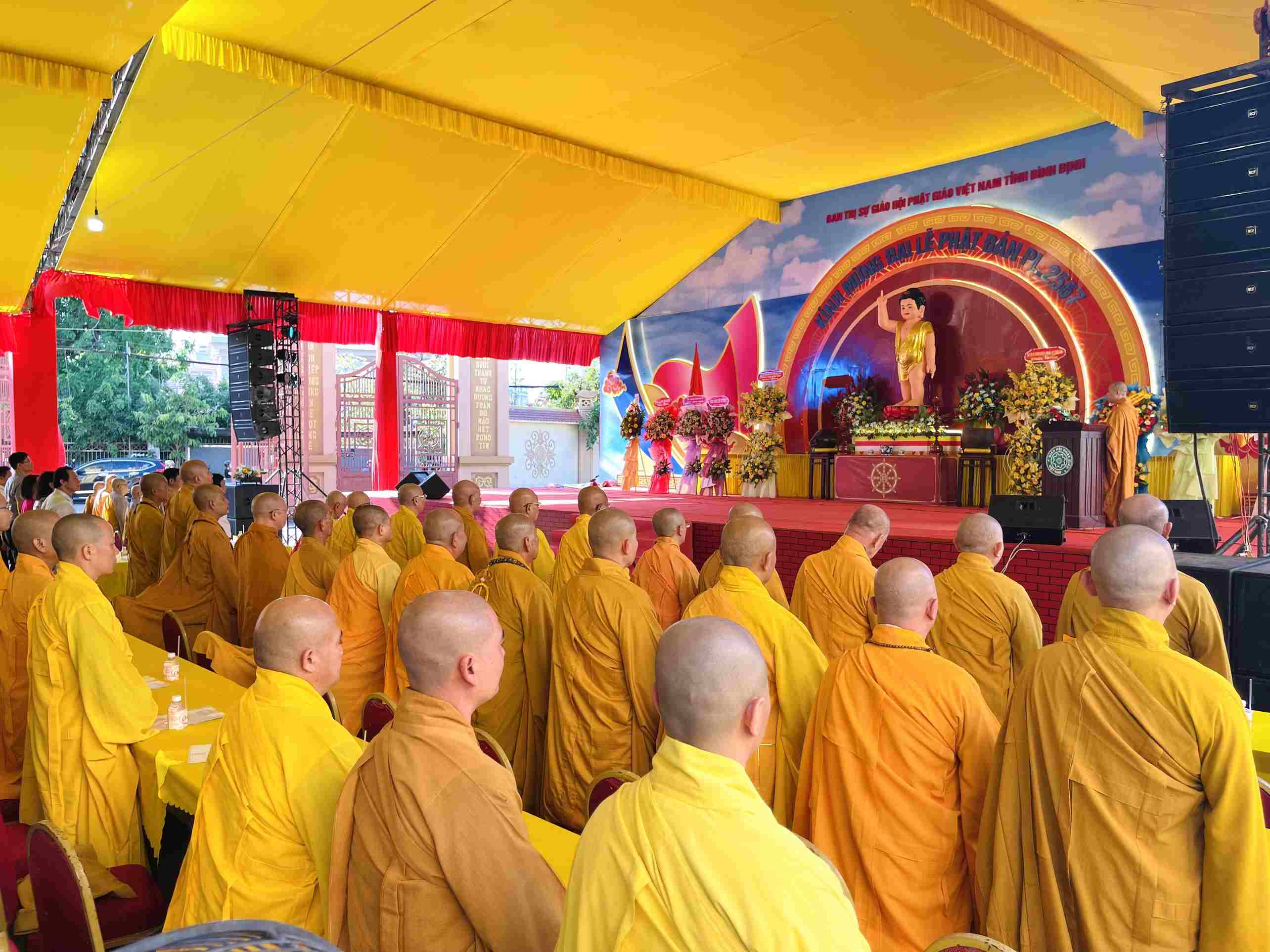 Ban Trị sự tỉnh trang nghiêm kính mừng Phật đản PL.2567 tại chùa Giáo Hội Tỉnh